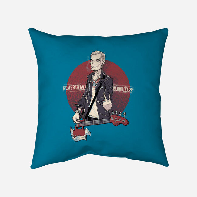 Nevermind the Blood Loss-none non-removable cover w insert throw pillow-kgullholmen