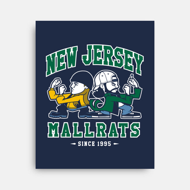 New Jersey Mallrats-none stretched canvas-Nemons