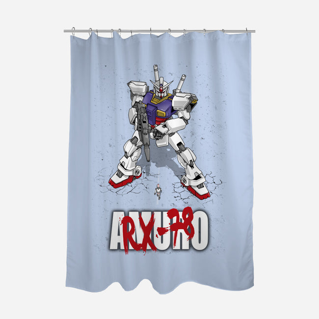 Newtype Generation-none polyester shower curtain-Latvilous
