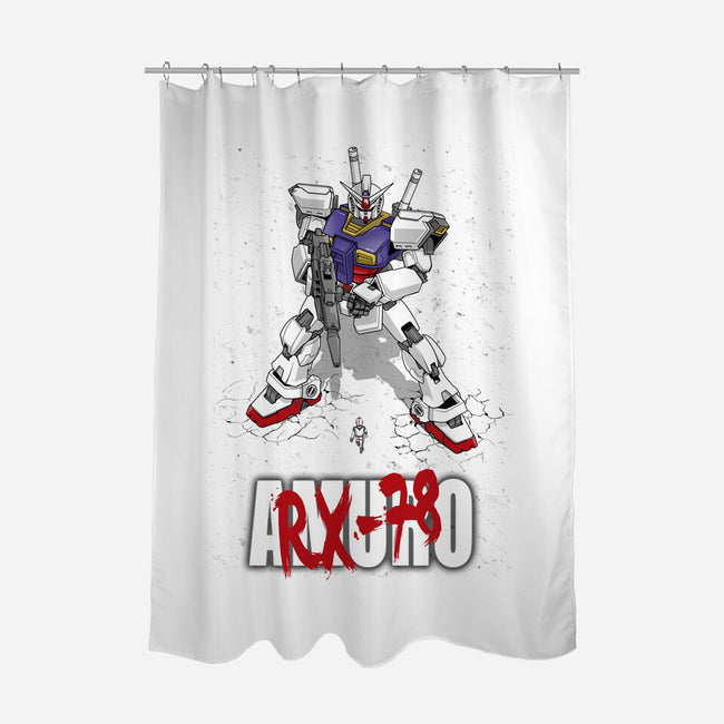 Newtype Generation-none polyester shower curtain-Latvilous