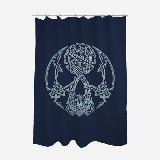 NIDHOGGR-none polyester shower curtain-RAIDHO