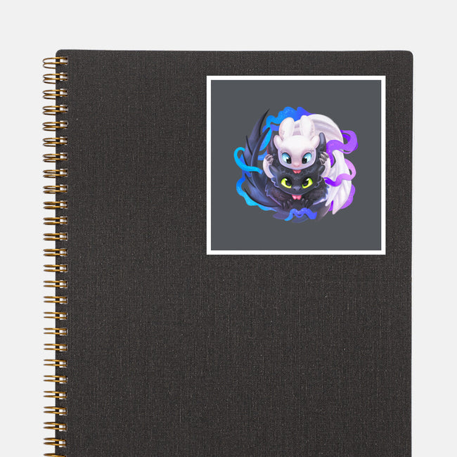 Night Light-none glossy sticker-TsaoShin