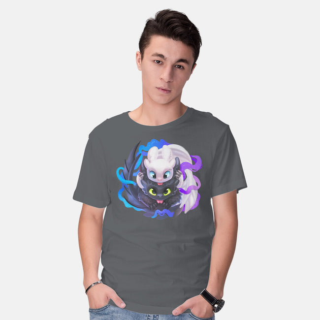Night Light-mens basic tee-TsaoShin