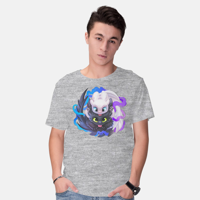 Night Light-mens basic tee-TsaoShin