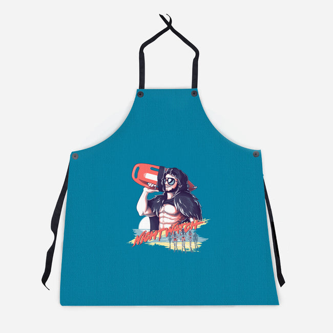 Nightwatch-unisex kitchen apron-KindaCreative