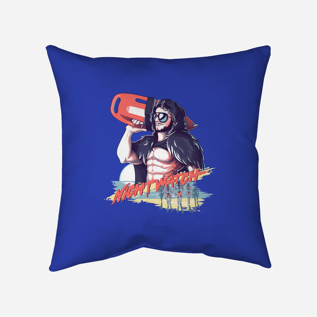 Nightwatch-none removable cover throw pillow-KindaCreative