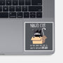 Ninja Cat-none glossy sticker-BlancaVidal