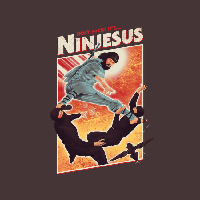Ninjesus-none glossy sticker-Mathiole