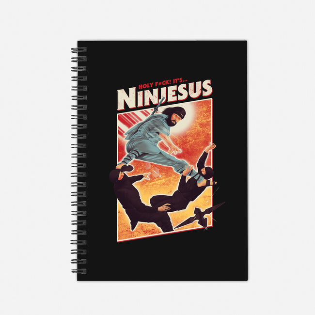 Ninjesus-none dot grid notebook-Mathiole