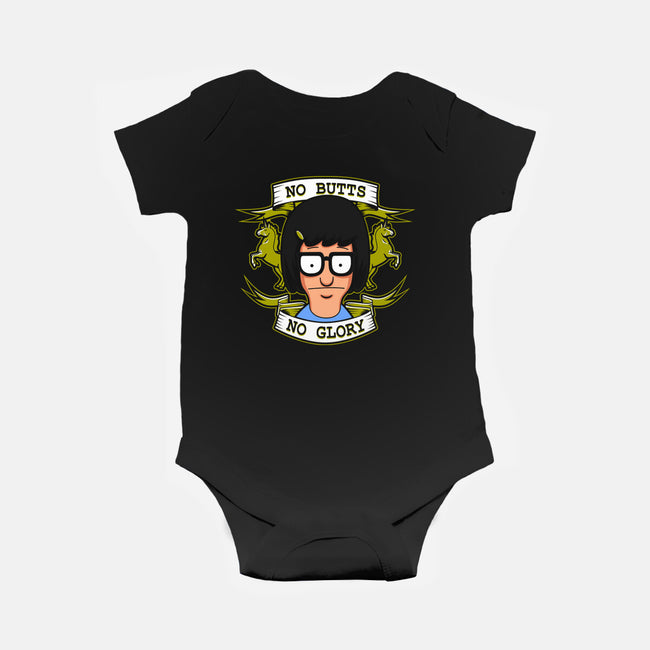 No Butts, No Glory-baby basic onesie-Boggs Nicolas