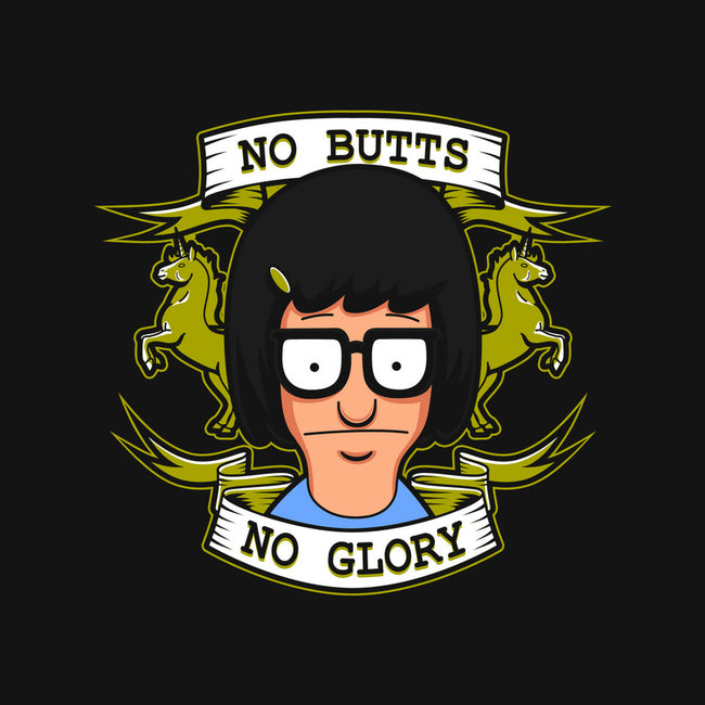 No Butts, No Glory-womens v-neck tee-Boggs Nicolas