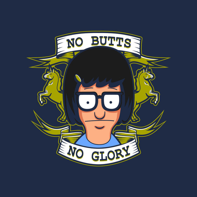 No Butts, No Glory-womens v-neck tee-Boggs Nicolas