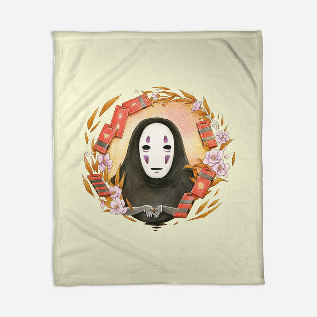No Face-none fleece blanket-Cinnamoron