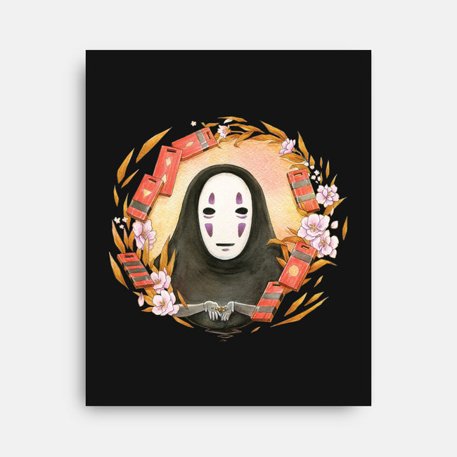 No Face-none stretched canvas-Cinnamoron