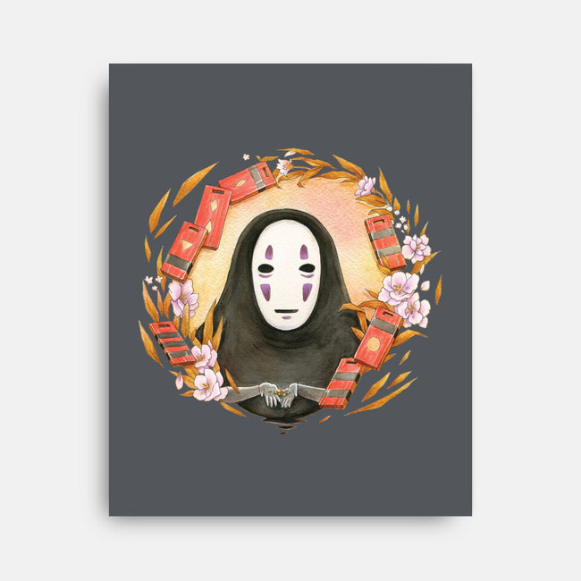 No Face-none stretched canvas-Cinnamoron