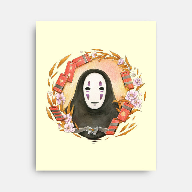 No Face-none stretched canvas-Cinnamoron