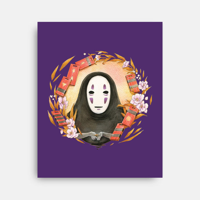 No Face-none stretched canvas-Cinnamoron