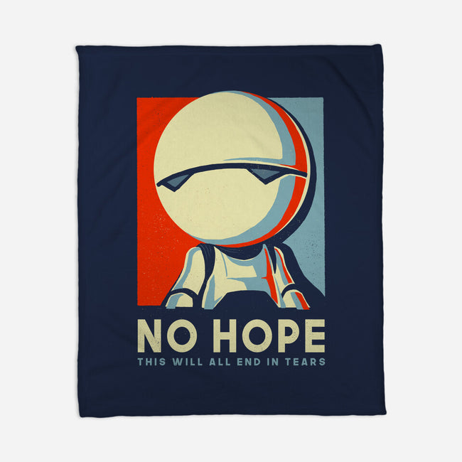 No Hope-none fleece blanket-BlancaVidal