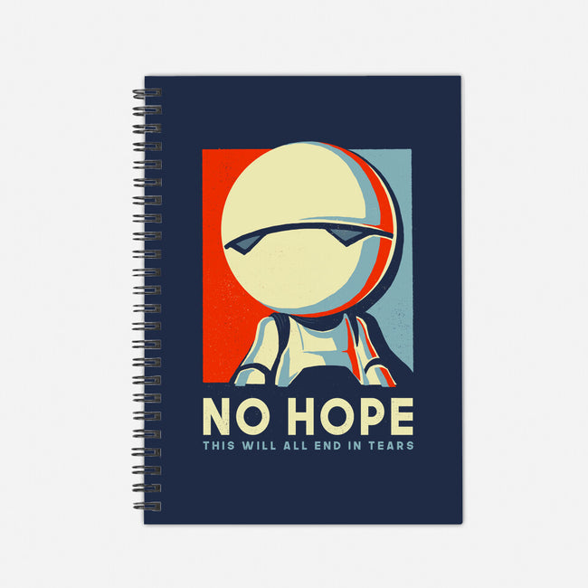 No Hope-none dot grid notebook-BlancaVidal