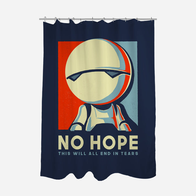 No Hope-none polyester shower curtain-BlancaVidal