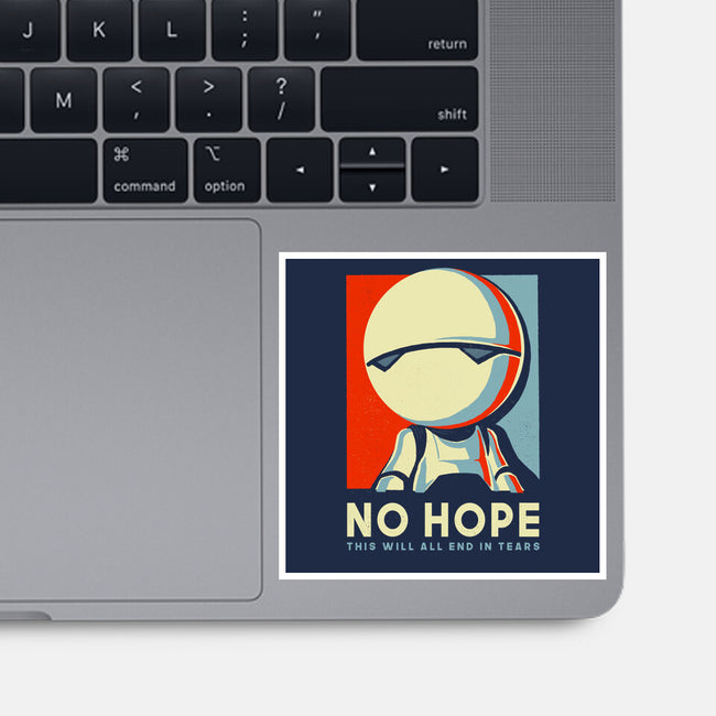 No Hope-none glossy sticker-BlancaVidal