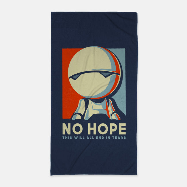 No Hope-none beach towel-BlancaVidal