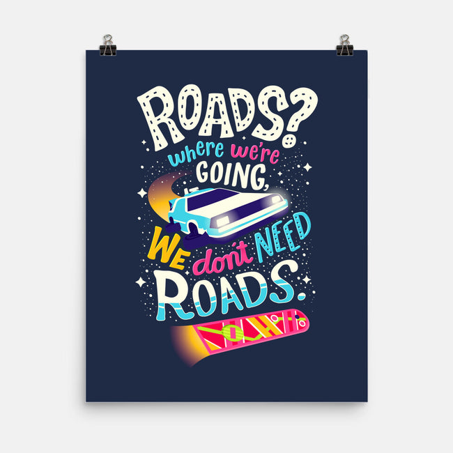 No Roads-none matte poster-risarodil