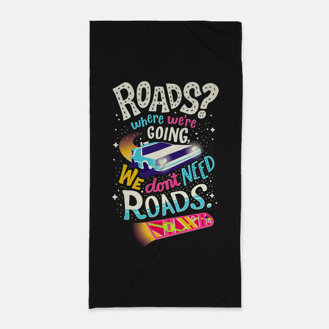 No Roads-none beach towel-risarodil