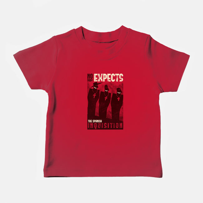 Nobody Expects Them!-baby basic tee-queenmob