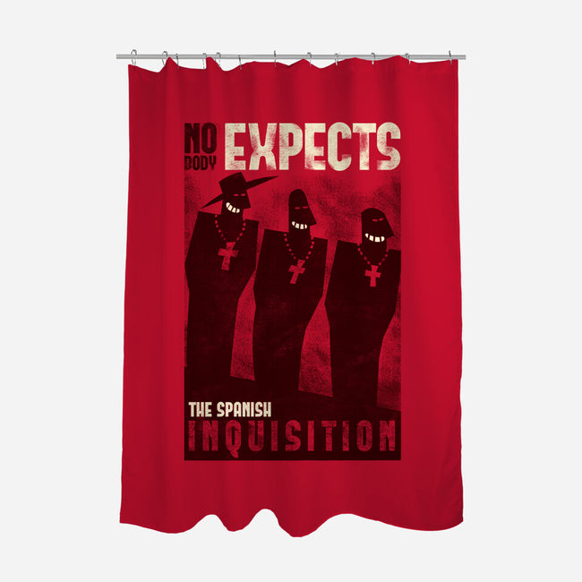 Nobody Expects Them!-none polyester shower curtain-queenmob