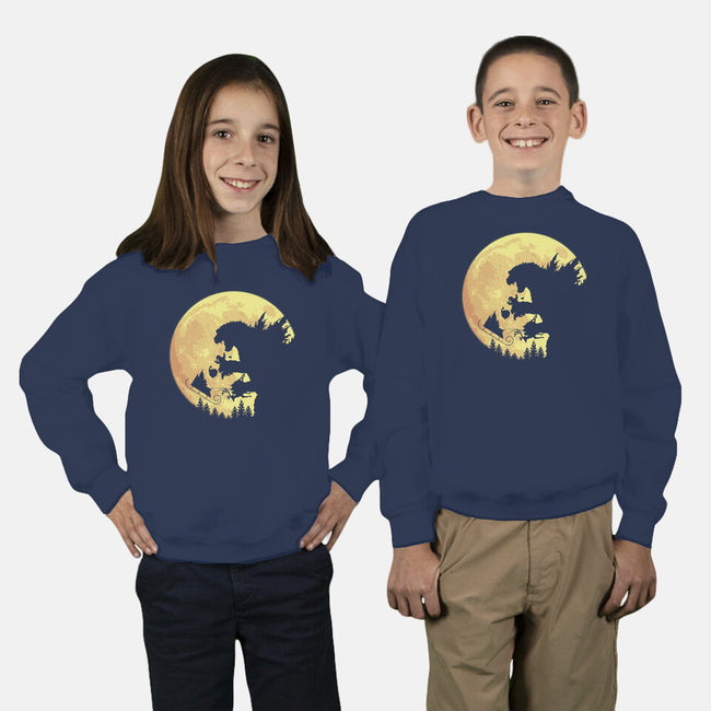 Noh! Noh! Noh!-youth crew neck sweatshirt-maped