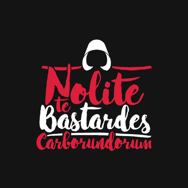 Nolite te Bastardes Carborundorum-none glossy sticker-Retro Review