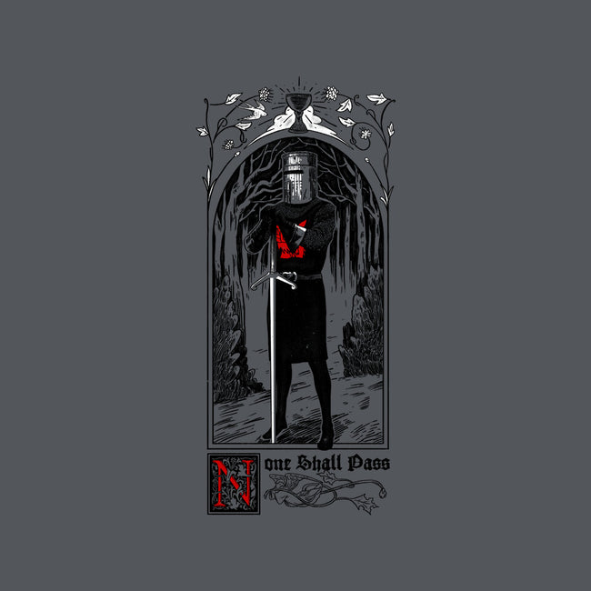 None Shall Pass-none polyester shower curtain-Mathiole