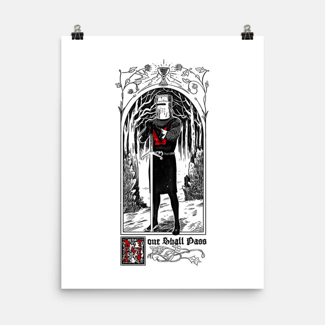 None Shall Pass-none matte poster-Mathiole