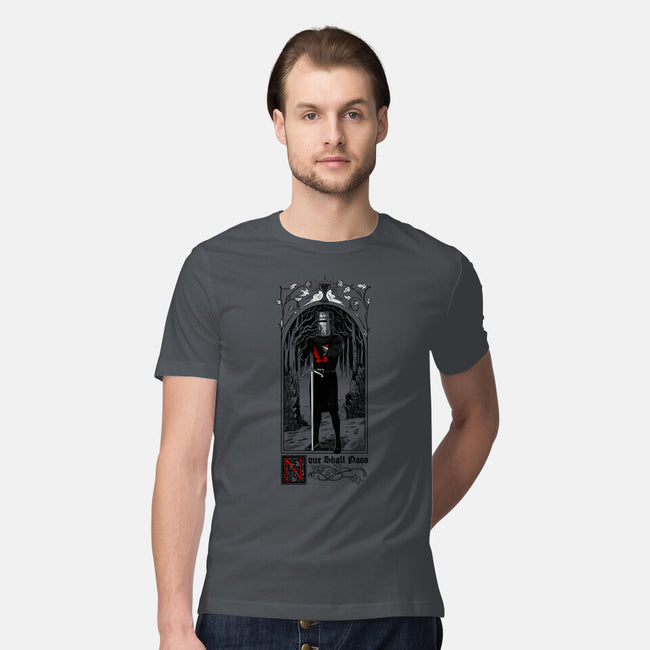 None Shall Pass-mens premium tee-Mathiole