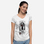 None Shall Pass-womens v-neck tee-Mathiole