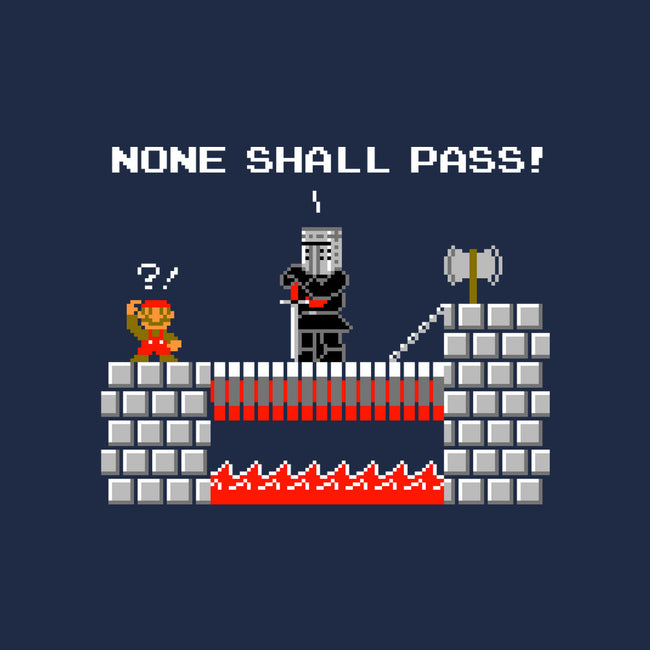 None Shall Pass Including Plumbers-none basic tote-RyanAstle