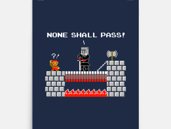 None Shall Pass Including Plumbers