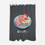 Noodle Swim-none polyester shower curtain-vp021