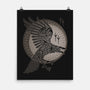 Norse Raven-none matte poster-RAIDHO