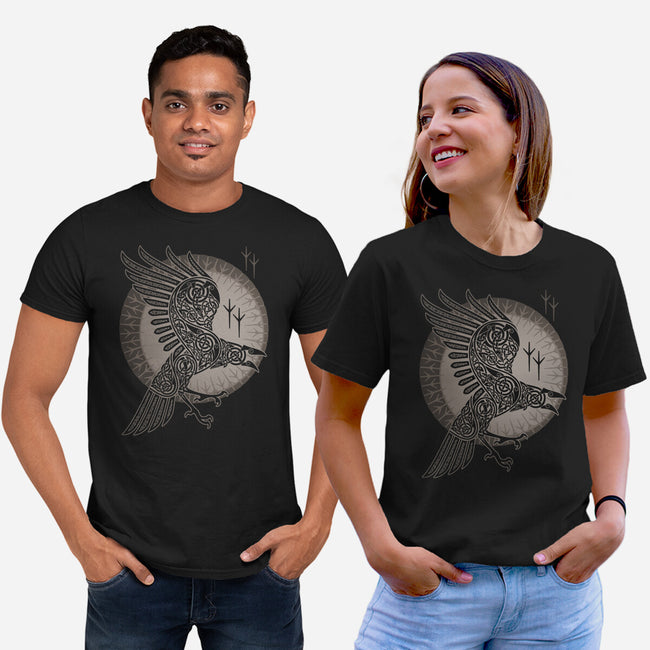 Norse Raven-unisex basic tee-RAIDHO