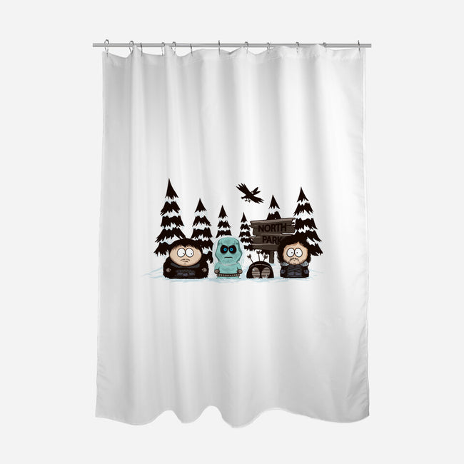 North Park-none polyester shower curtain-ducfrench
