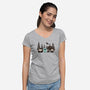 North Park-womens v-neck tee-ducfrench