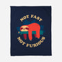 Not Fast, Not Furious-none fleece blanket-DinomIke