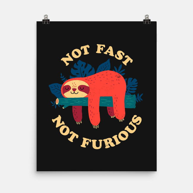 Not Fast, Not Furious-none matte poster-DinomIke