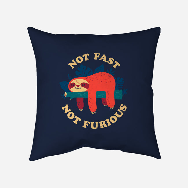 Not Fast, Not Furious-none removable cover throw pillow-DinomIke