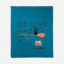 Not In Service-none fleece blanket-maped