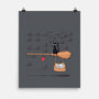Not In Service-none matte poster-maped