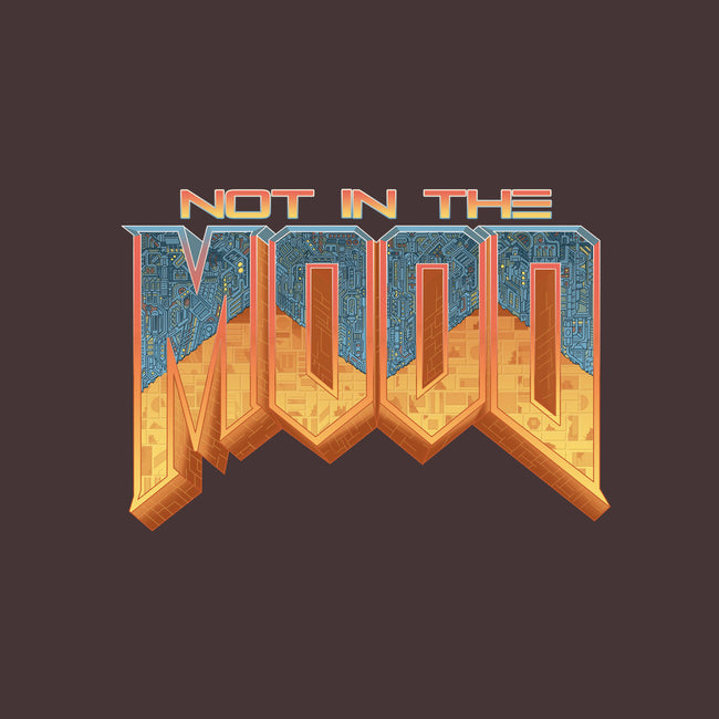 NOT IN THE MOOD-none stretched canvas-Skullpy