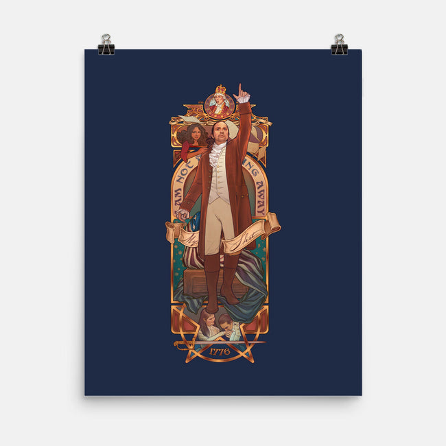 Not Throwing Away My Shot-none matte poster-MeganLara